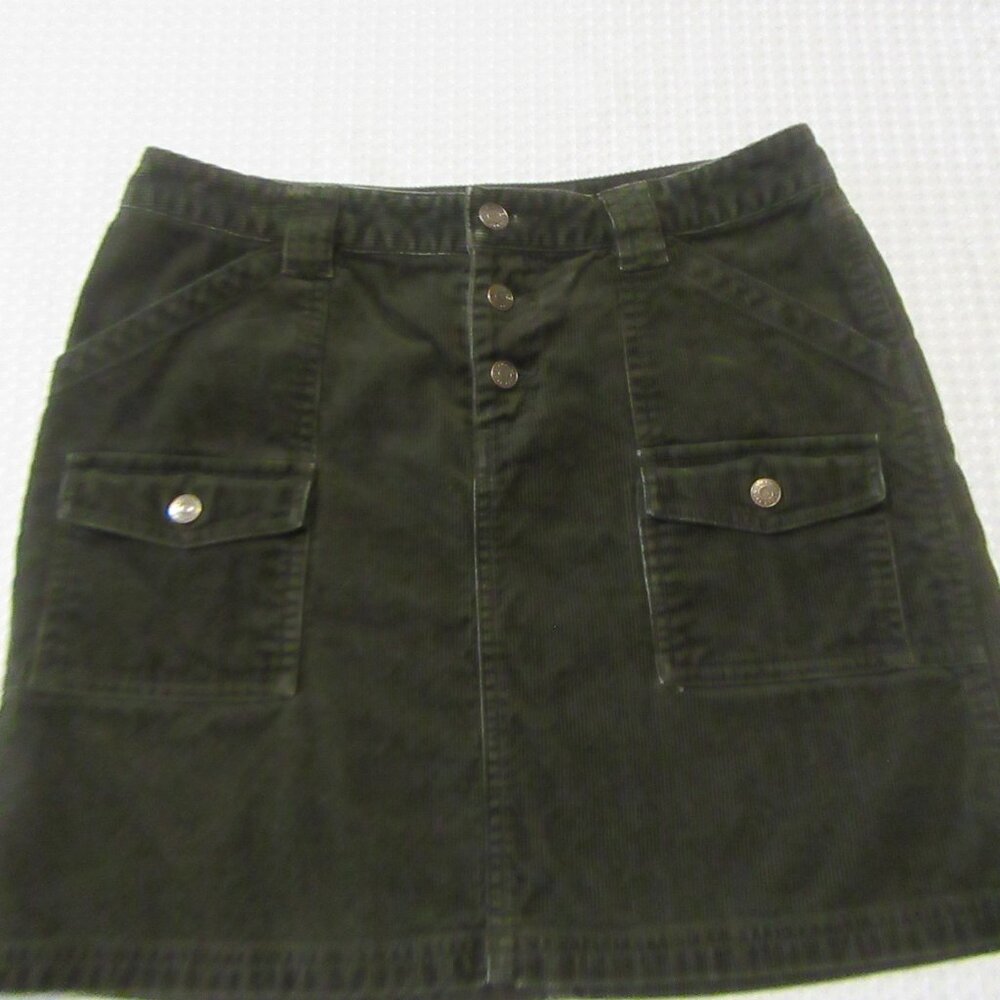 Corduroy Mini Skirt Jacob Annexe Size 5/6 Possible Vintage